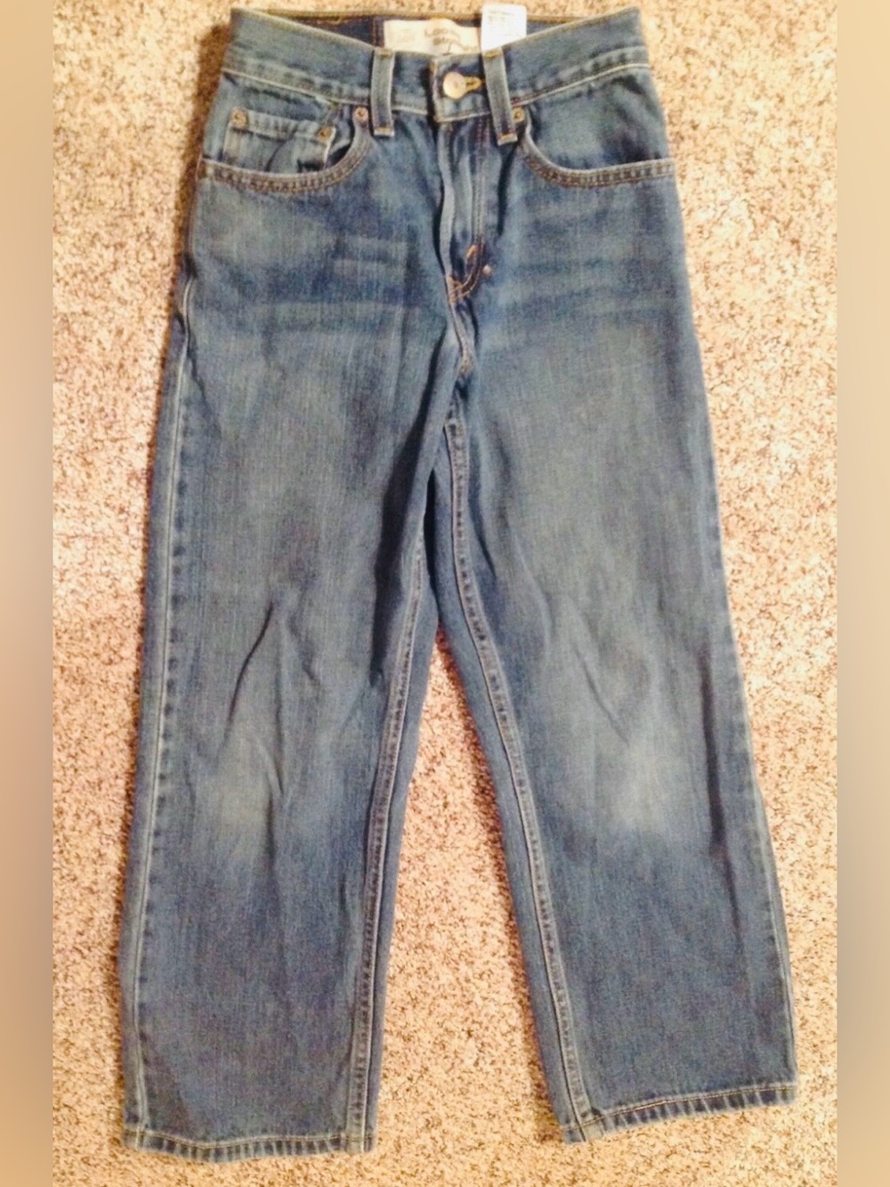 Levi's 569 Boys Blue Jeans Size 10 Slim 23W 25L